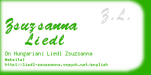 zsuzsanna liedl business card